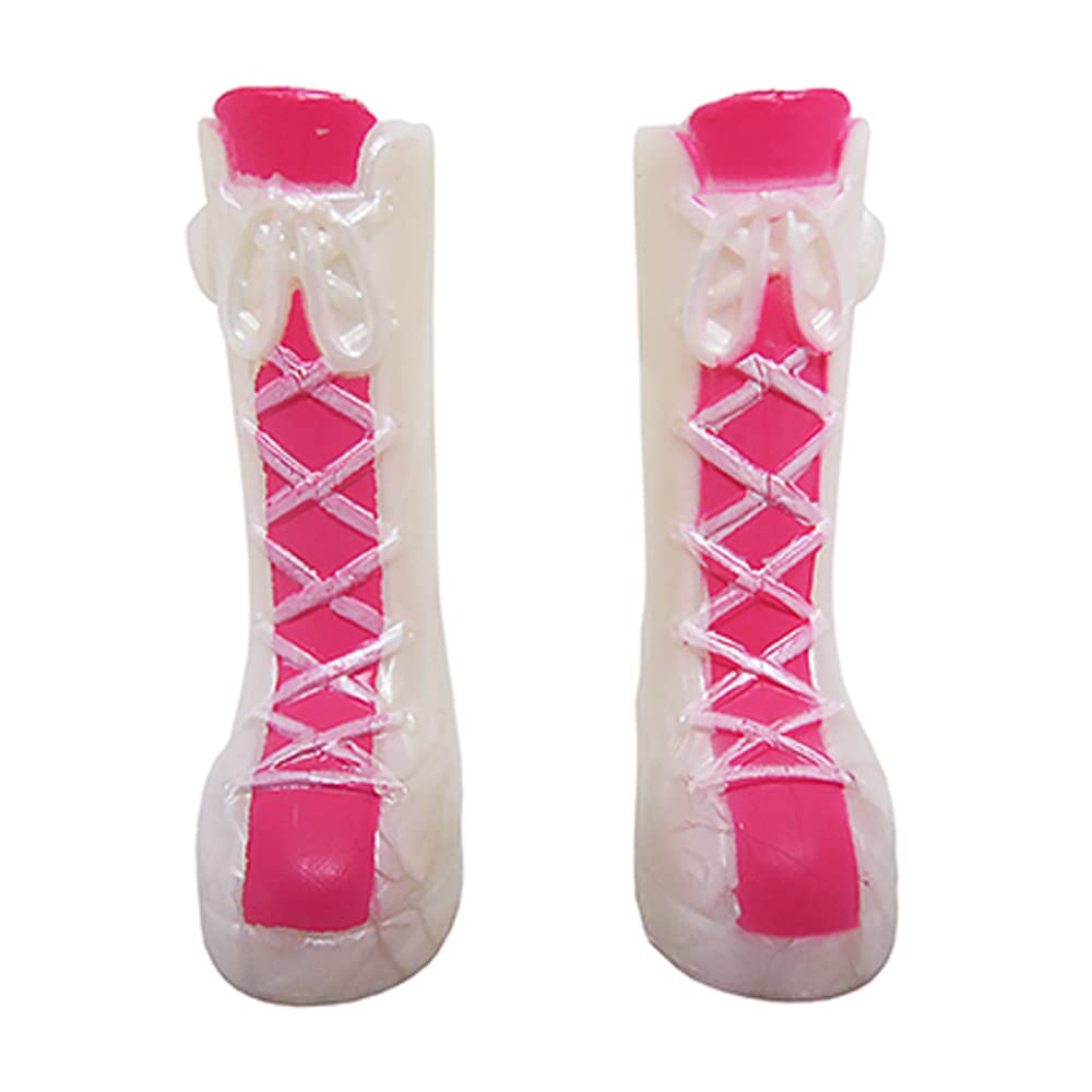 Replacement Parts for Kuu Kuu Harajuku Fashion Doll FFB22 - Replacement Boots with Pink Lacing