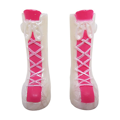 Replacement Parts for Kuu Kuu Harajuku Fashion Doll FFB22 - Replacement Boots with Pink Lacing