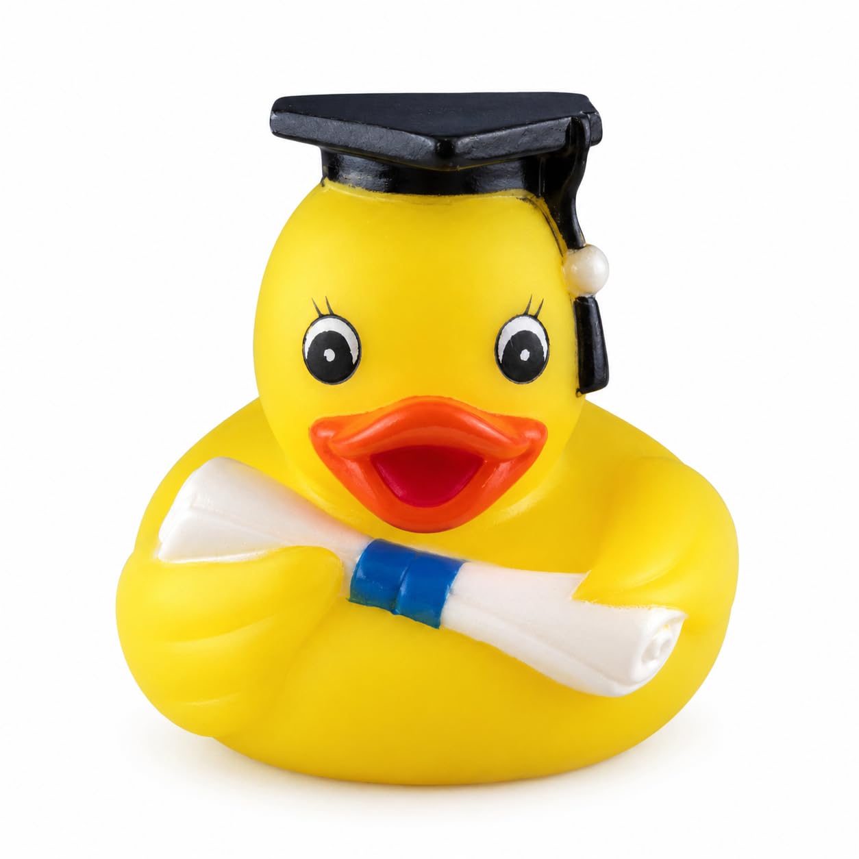 3 Inch DUCKY CITY Class of 2026 Graduation Rubber Duck | Squeaky Cap and Gown Grad Duck for College High School Senior Student | Graduation Gift, Cake