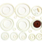 Game Room Guys White Ring Kit for Chicago Coin Firecracker Pinball Machine
