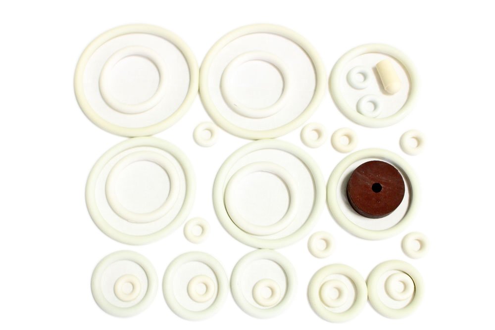 Game Room Guys White Ring Kit for Chicago Coin Firecracker Pinball Machine