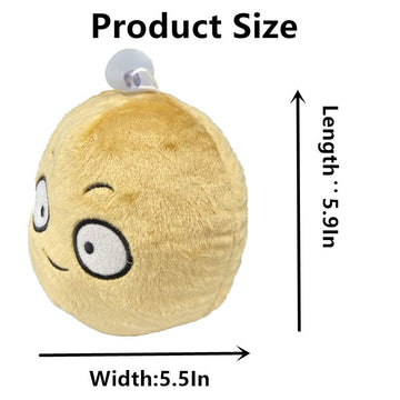 Suyudian 8" 1 PCS PVZ Plant and Zombies Plush Toy Stuffed Soft Doll, PVZ Plush Walnut Figure Toy New