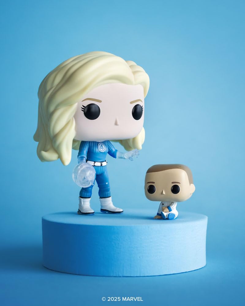 Funko Pop! & Buddy: The Fantastic Four: First Steps - Invisible Woman - Fantastic Four (2025) - Collectable Vinyl Figure - Gift Idea - Official