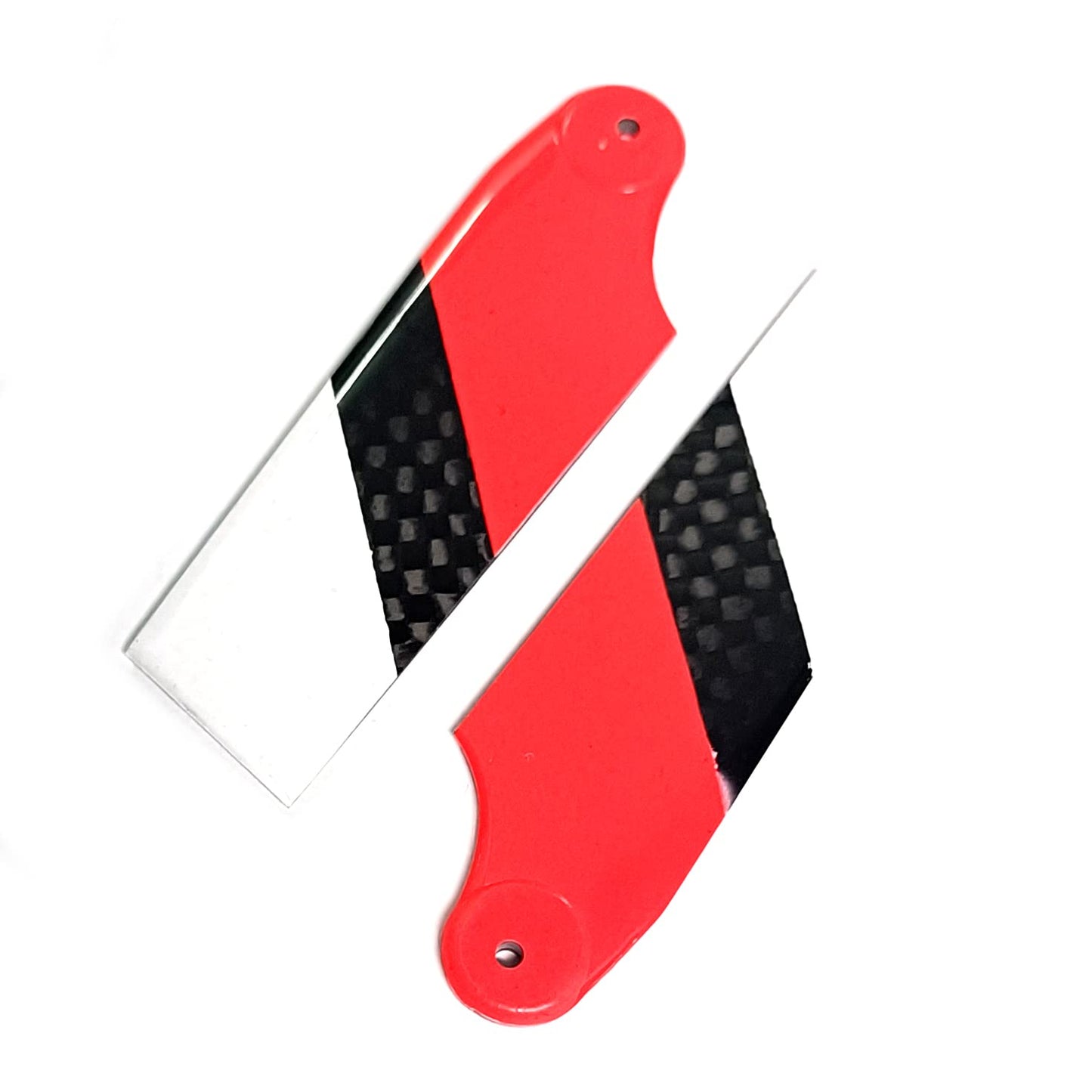 STASRC 2Pairs Tarot 65mm Tail Rotor Blade Red for Align Trex 450 Helicopter