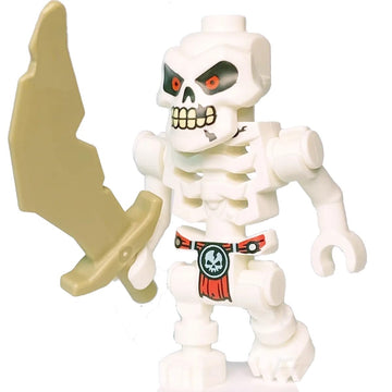 LEGO NINJAGO Legacy Minifigure - Wyplash Skulkin Skeleton (with Sword)