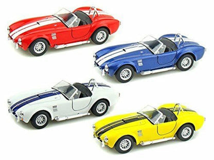 KiNSMART - 1965 Shelby Cobra 427 S/C 1:32 Scale 5" Die Cast Metal Model Classic Toy Car