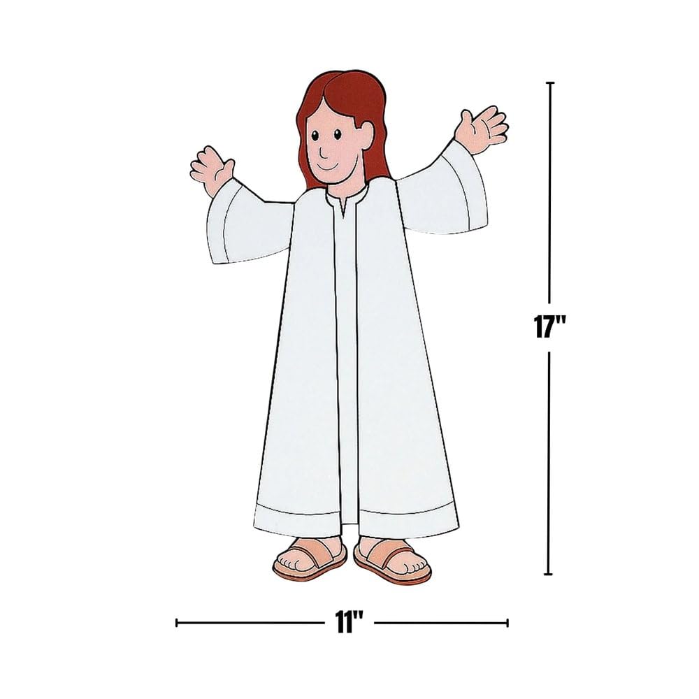 Fun Express - Joseph & His Colored Coat Sticker Scene - Stationery - Stickers - Make - A - Scene (Lrg) - 12 Pieces