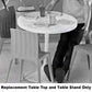 Mattel Replacement Part for Barbie Malibu House Playset - FXG57 ~ Replacement Table Top and Table Stand, White