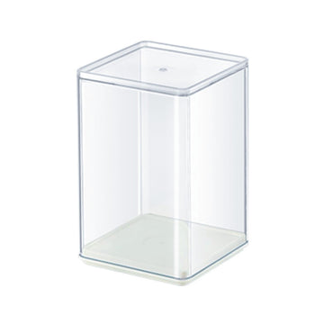 Clear Figure Display Case 3x3x4.5 inch Small Acrylic Figurine Storage Box Showcase for Collectibles Minifigure Mini Dolls Toys Organizer