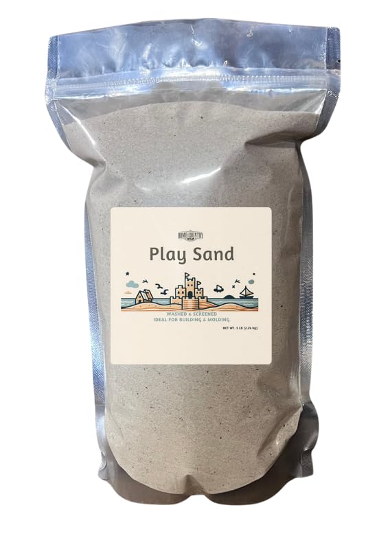 Play Sand for Kids - 5 lbs, Soft & Non-Toxic Natural Sand for Indoor and Outdoor Use