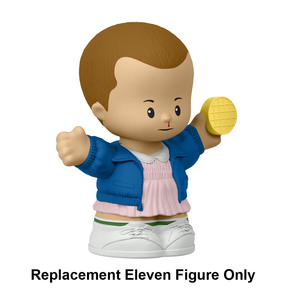 Fisher-Price Replacement Part Little People Playset Castle Byers HTP36 - Replacement Eleven Figure Wearing Pink Dress with Waffle