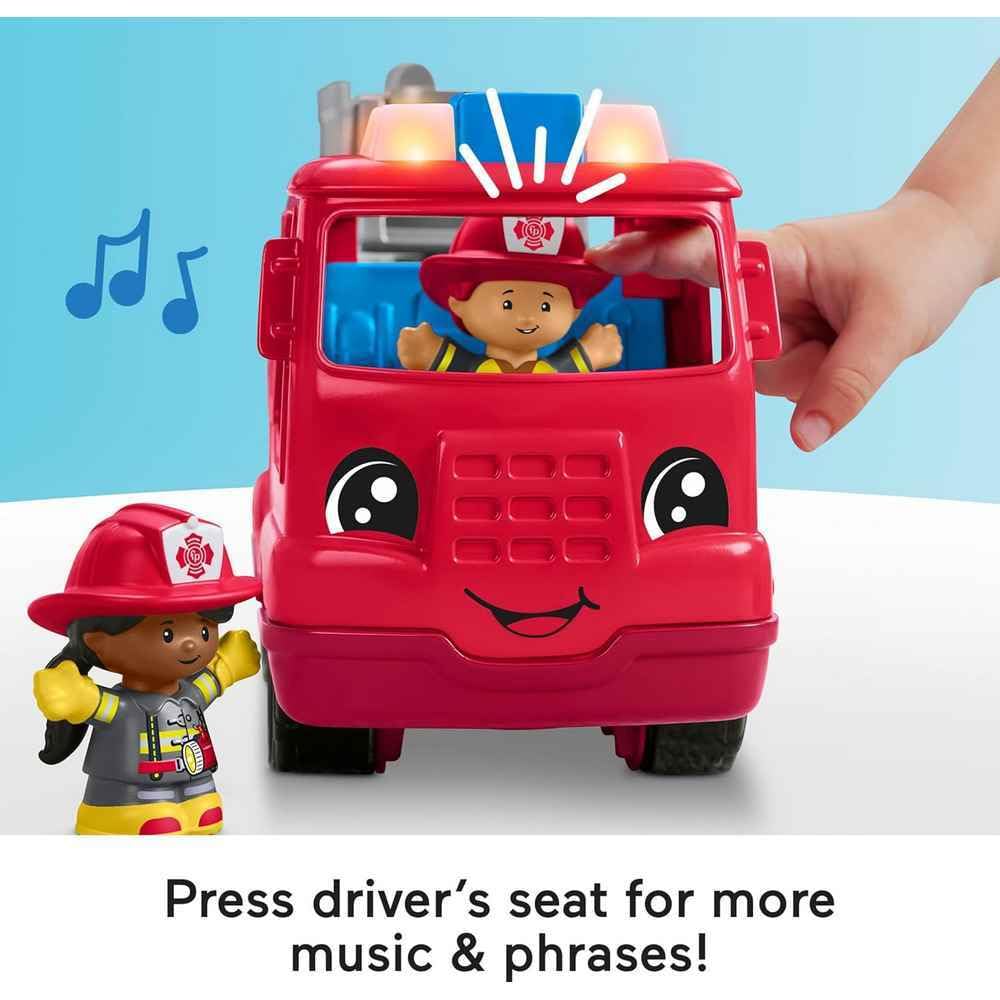 Fisher-Price Little People Fire Truck Toddler Toy