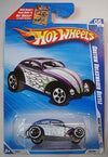 Hot Wheels Heat Fleet '09 Purple Custom Volkswagen Beetle 2010 Beckett Price Guide Card 5/10