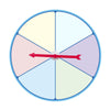 Magnetic Spinner for White Board School Dry Game Wheel Erase Magnetic 11.2in Dry Erase Spinning with Writing Film and Arrows for Classroom Math