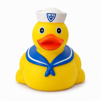 DUCKY CITY 3 Inch Cruise Sailor Rubber Duck for Cruise Ship | Cruise Ducks for Hiding | [Sealed, No Leak] Themed Premium Vinyl, Floats Upright |