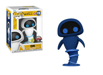 Funko Pop! Disney: Wall-E - Eve Flying - Glow in The Dark - Collectible Vinyl Figure - Gift Idea - Official Products - Toys for Kids and Adults -