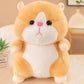Xshelley 9 Inch Cuddly Hamster Plushie Toy, Stuffed Animal Plush Birthday Xmas Gift for Kids (Light Brown)