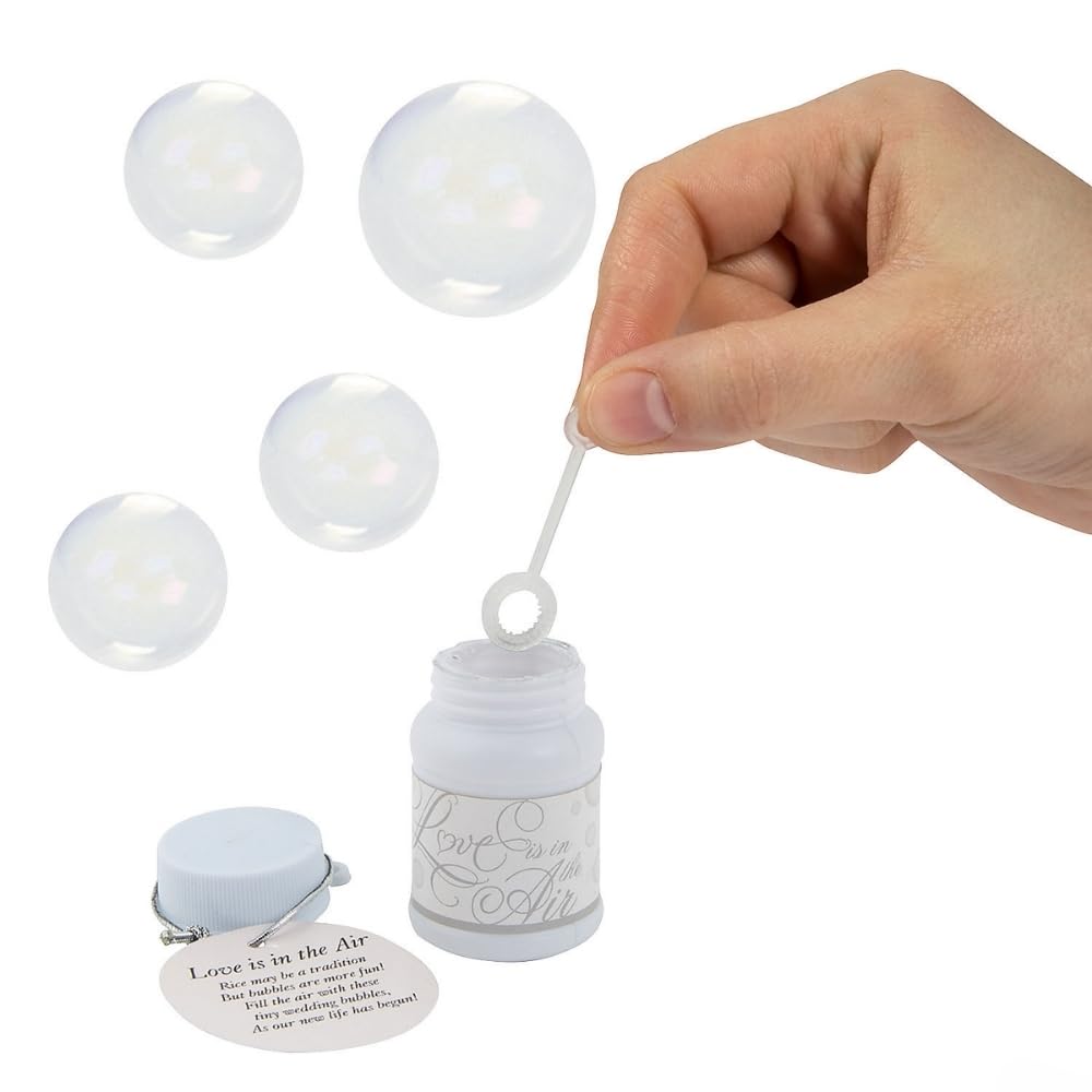 Wedding Bubbles, Love is in the Air - Wedding Supplies - 24 Pieces