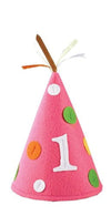 Creative Converting 209101 1st Birthday Pink Party Cone Hat
