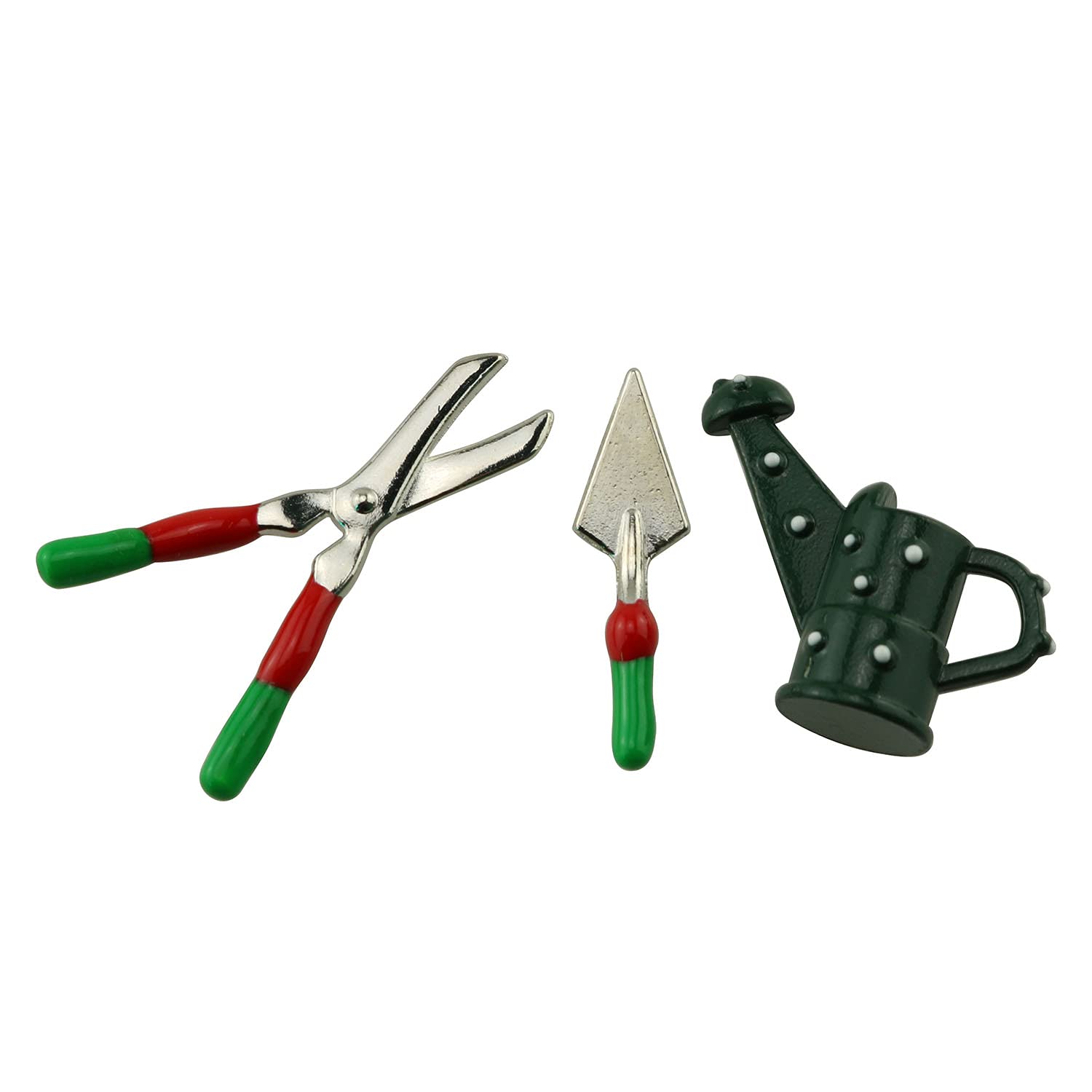 Tegg Miniature Dollhouse Garden Tools 6PCS Mini Doll House Working Accessories