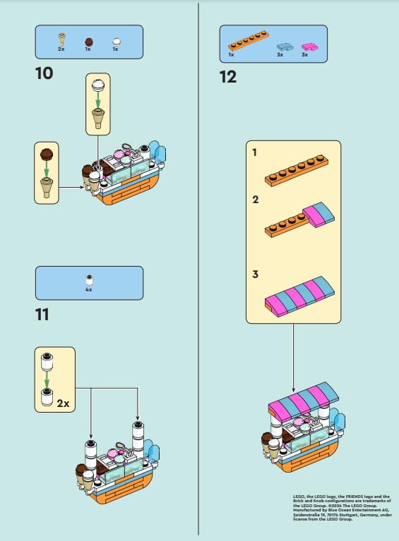 LEGO Friends Accessory Set: Ice Creme Stand (39 pcs)
