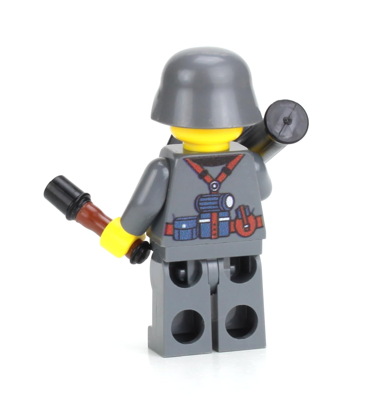 Battle Brick 1.6 Inches Tall Collectible German WW2 Anti-Tank Soldier Custom Collectible Minifigure | Genuine Military Minifig | Printed in The USA |