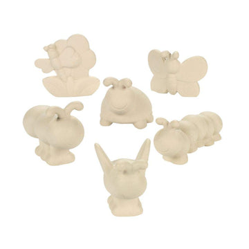 Fun Express DIY Ceramic Bug Craft Kit Kids - Creative Fun Crafting Activity for Home Parties Art Projects - Perfect for Skill Development - Ideal
