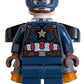 LEGO Superheroes: Captain America Minifigure with Shield and Jetpack 6+