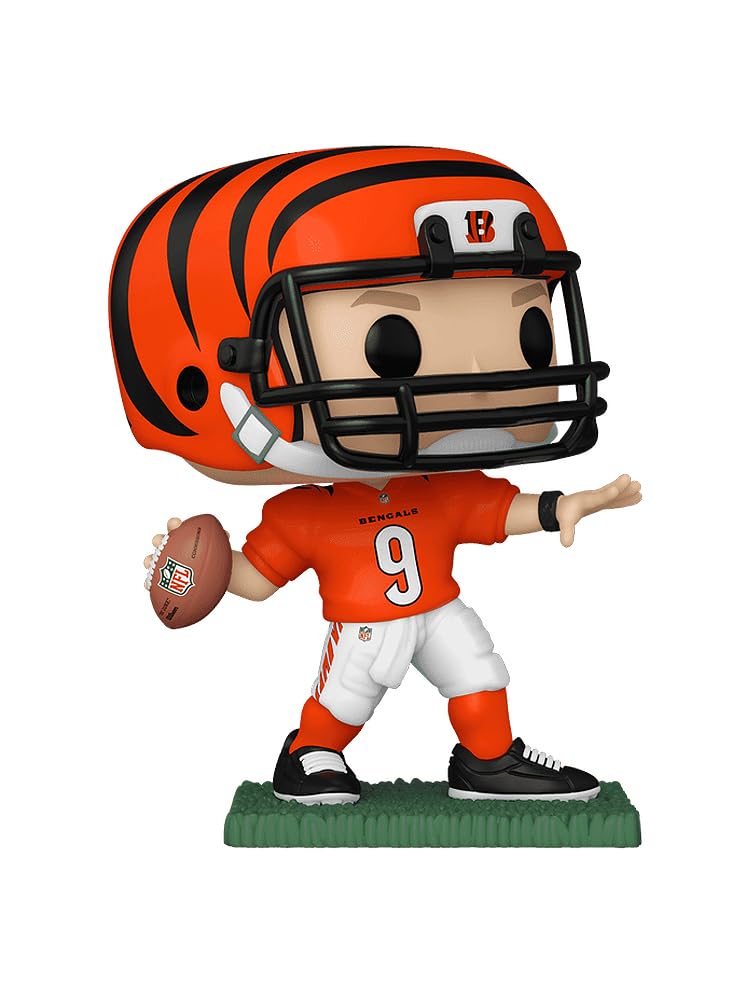 Epic Collectibles Pop Football: Bengals - Joe Burrow Vinyl Figure Bundled with Box Protector Compatible for Funko