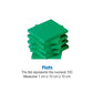 hand2mind Green Foam Base Ten Blocks, Flats Set, Place Value Blocks, Counting Cubes for Kids Math, Base 10 Math Manipulatives for Kids, Kindergarten