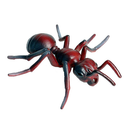 JOKFEICE Realistic Animal Figures Red Ant Figurines Insect Toy, Science Project, Cake Topper, Early Educational Toys Birthday for Toddlers Kids Age 3