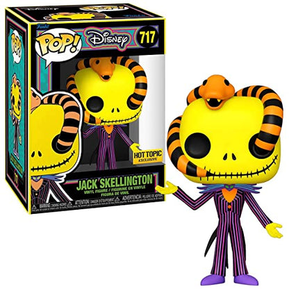 Funko Nightmare Before Christmas POP! Disney Jack Skellington Exclusive Vinyl Figure #717 [Blacklight, Snake]