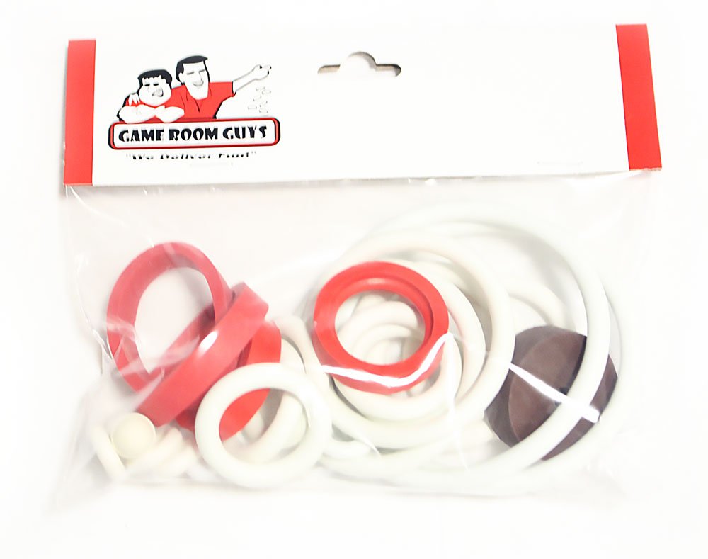 Gottlieb Jungle Princess Pinball White Rubber Ring Kit