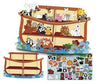 Fun Express Giant Noah's Ark Sticker Scene - 12 Sticker Sheets - Sunday School and VBS Crafts and Activities - VBS Vacation Bible School