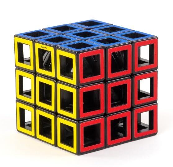 Meffert's Hollow Cube - The Original 3x3 Transparent Cube Brainteaser Puzzle from Recent Toys - Travel Friendly Fun for Ages 9 to Adult