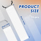 Playmat Bag for TCG - 10 Pack Waterproof Frosted White Polyethylene Storage Bags, Reusable Travel Pouch for Trading Card Game Mats, Large Portable
