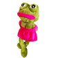 Frog Plush Toy Magic Emotive Frog Stuffed Animal Meme Doll,17.7 Inch Crystal Ultra Soft, Cute Home Gift, Interactive Toy for Children's Day