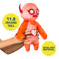 Gang Beasts Red Wrestler Plush 12" Video Game Character Doll Figure