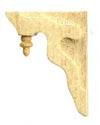 Dollhouse Miniature Set of 4 Corbel Brackets