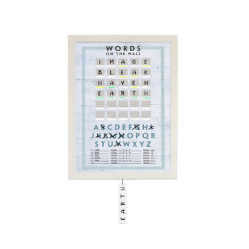 Winding Hills Designs Words on The Wall Multi Player Game - Beach Edition (24x18x1) (Beach)
