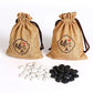 SongYun Double Convex Melamine Go Game Stone Set 361pcs with Stone Bag and Go Board, 2 Players Board Game
