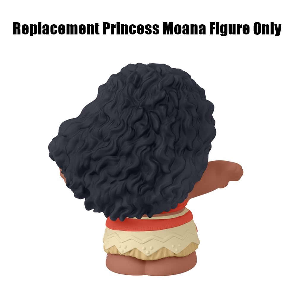 Replacement Part for Fisher-Price Little-People Princess Playset - HPL23 ~ Replacement Princess Moana Figure ~ Inspired by Disney Princess Characters