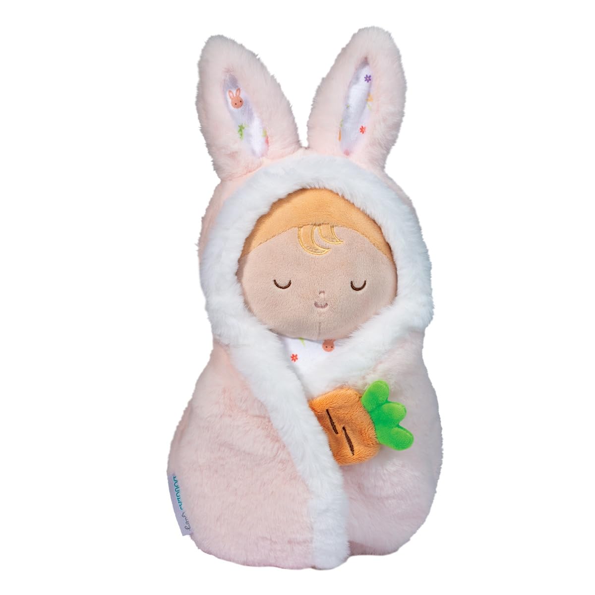Douglas Pink Garden Baby Bunny Hug | Soft & Cuddly First Doll for Babies, Infants & Toddlers | 10-inch Tall