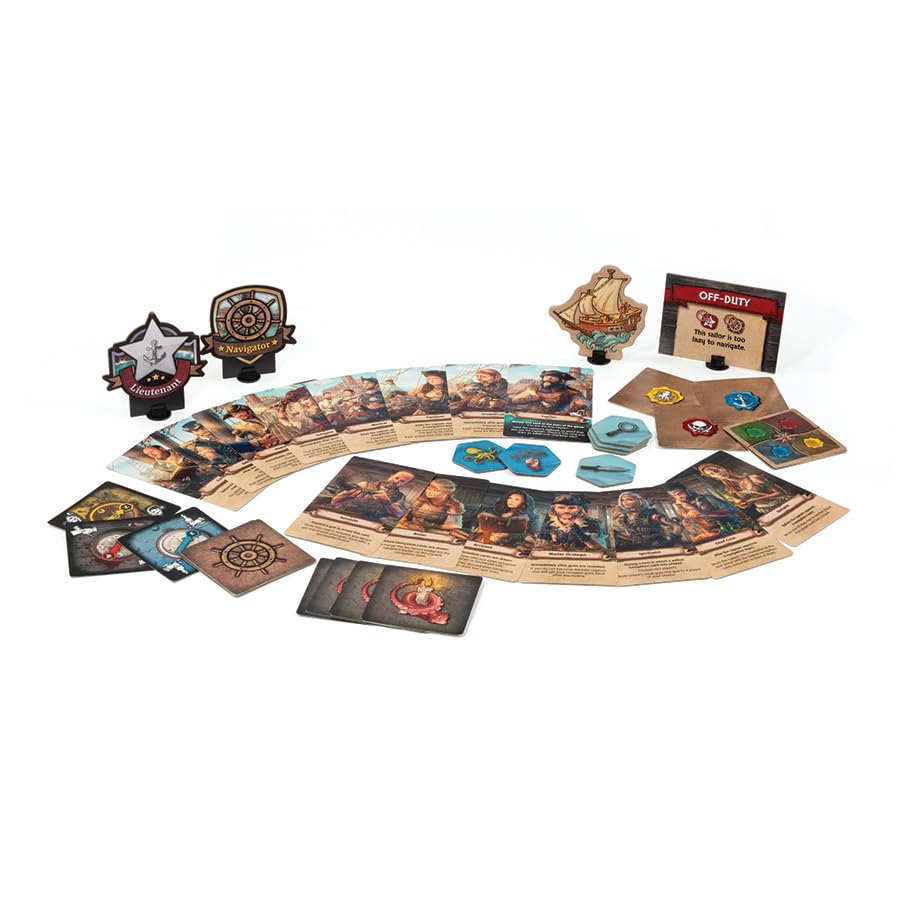 Outset Media Feed The Kraken Essential Edition - A Sailor's Favorite Deduction Game - for 5 to 11 Players Ages 12 and up
