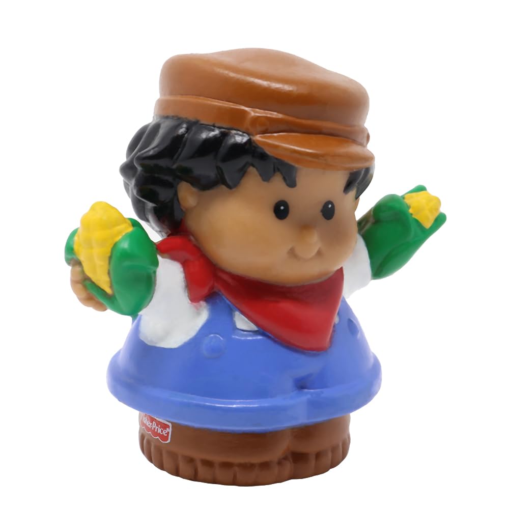 Fisher-Price Replacement Part for Collectible Little People Stable Barn Animal Sounds Farm Tractor Playset 77709 - Replacement Hispanic Farmer Roberto