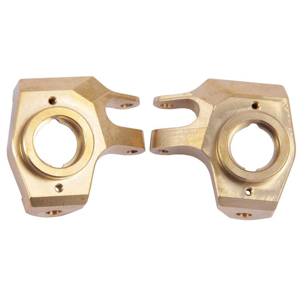 RCLions RC Steering Cup Knuckles Brass Upgrade Parts for SCX10 II 90046 1/10th RC Crawler Car