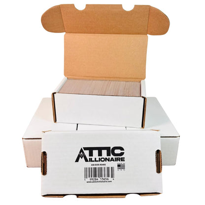 Attic Millionaire (5 Pack) 400-Count Trading Card Storage Box - MADE IN THE USA - Responsibly-Sourced - Trading Card Storage Box for Sports Cards