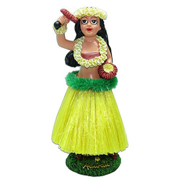 KC Hawaii Girl with Uliuli Dashboard Doll 6.5"
