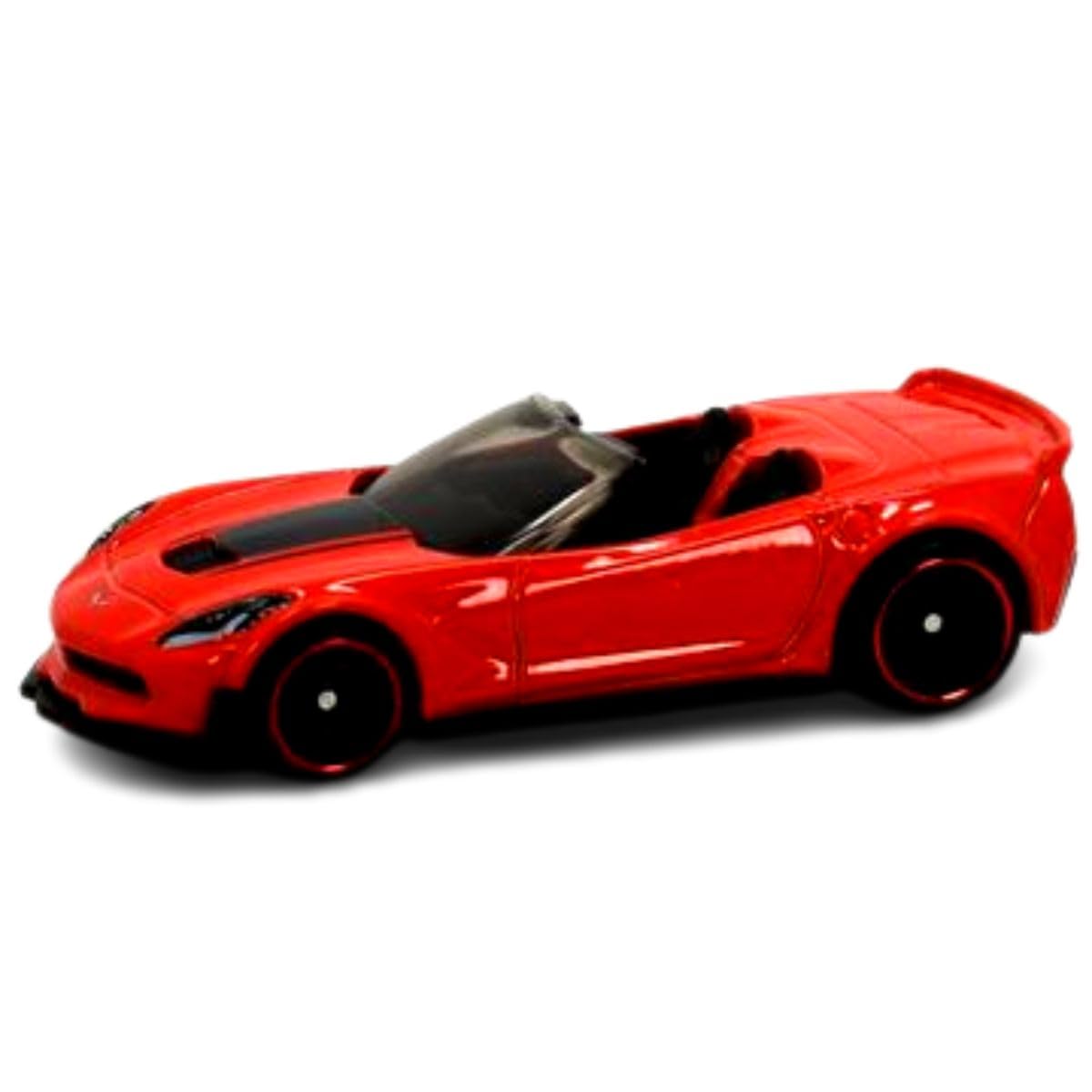 Hot Wheels Corvette C7 Z06 Convertible, HW Roadsters 4/10 Red