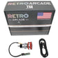 SpinTrack Arcade USB Spinner kit by RetroArcade.us, Perfect for MAME Systems (Red)
